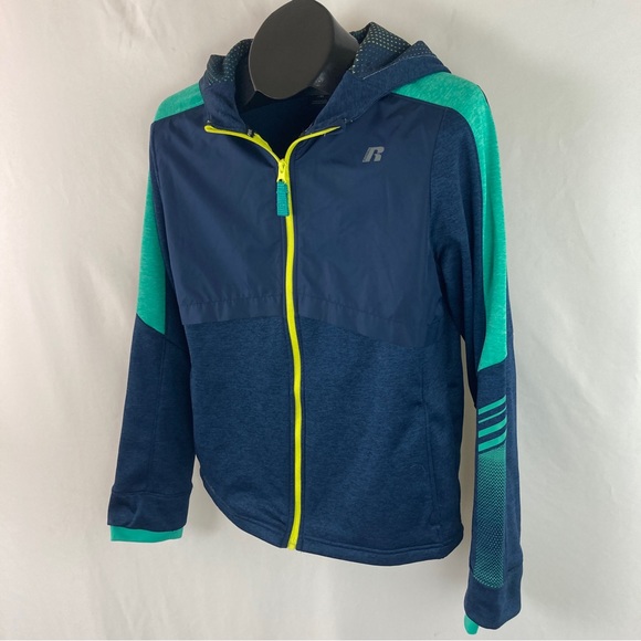 Russell Dri-Power 360 Running Jacket Blue Cove Heather Size XXL - Picture 8 of 10